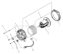 Page A Diagram and Parts List for 1646-3  Briggs and Stratton Generator